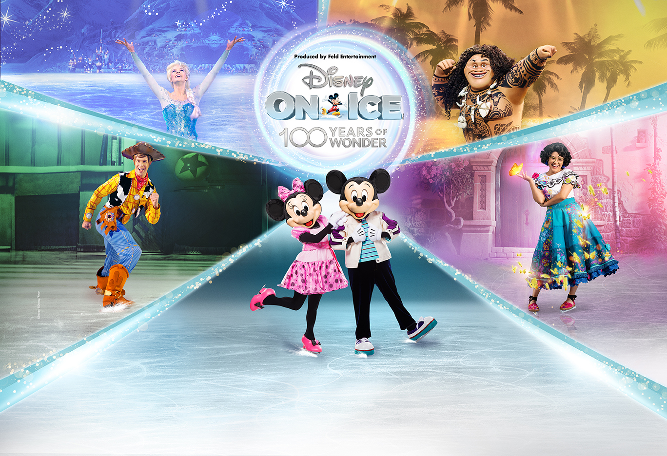 Disney On Ice presents 100 Years of Wonder, Newcastle upon Tyne, England, United Kingdom