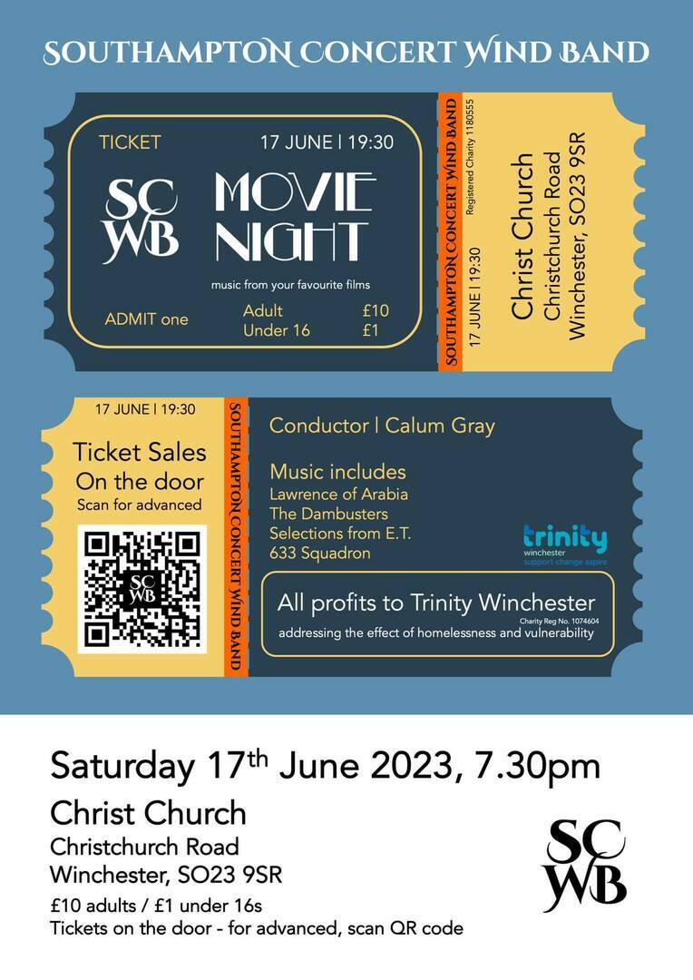 MOVIE NIGHT - Music from your favourite films, Winchester, England, United Kingdom