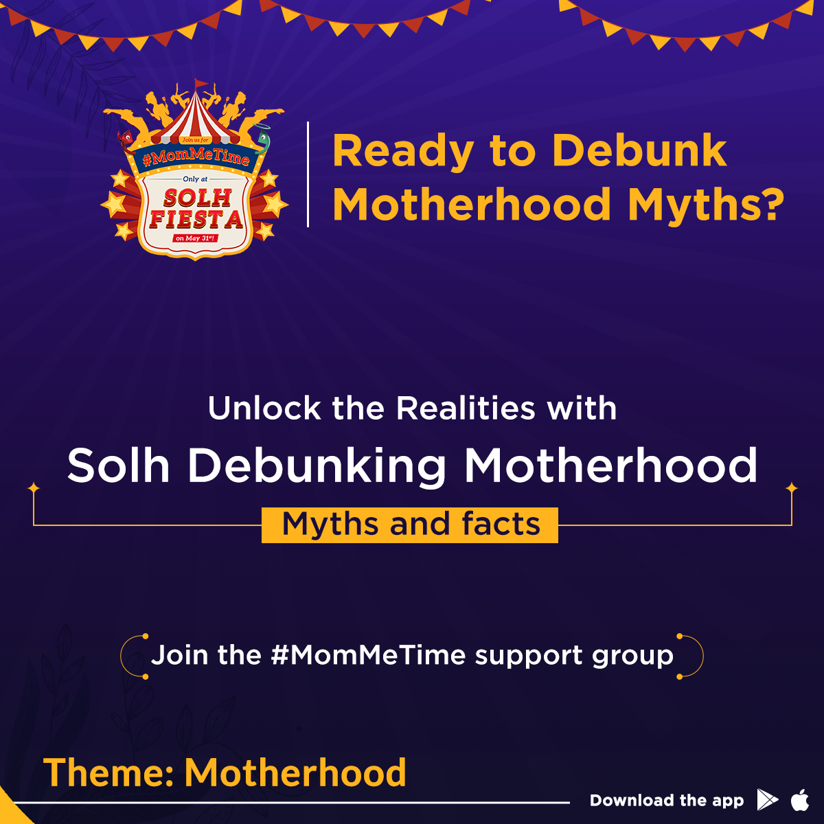 Debunking Motherhood Myths and facts with Solh Fiesta, Online Event