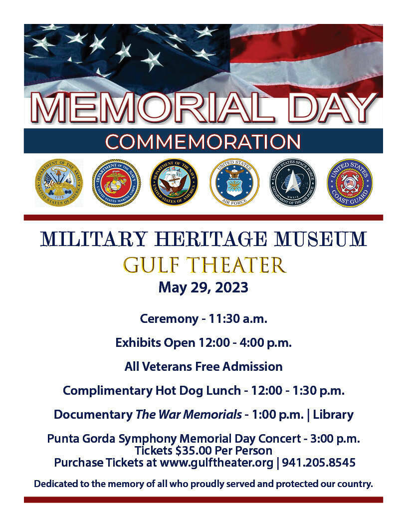 Memorial Day Commemoration, Punta Gorda, Florida, United States