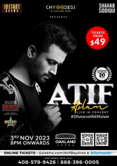 Atif Aslam Live Concert 2023 Bay Area