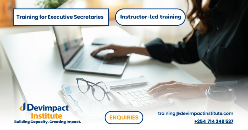 Training for Executive Secretaries, Devimpact Institute, Nairobi, Kenya