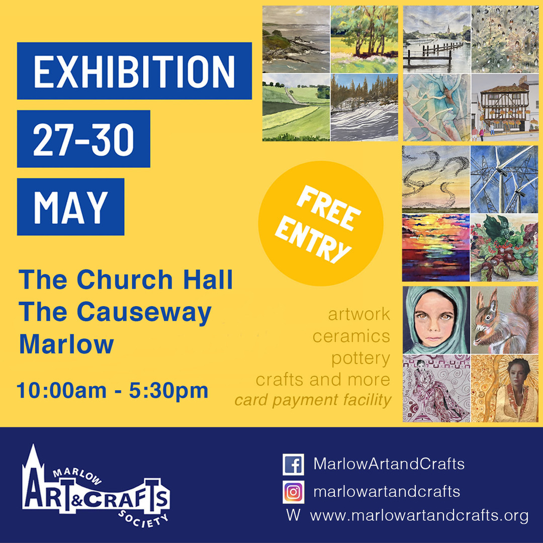 Marlow Art and Crafts Society Exhibition at The Church Hall, Marlow, England, United Kingdom