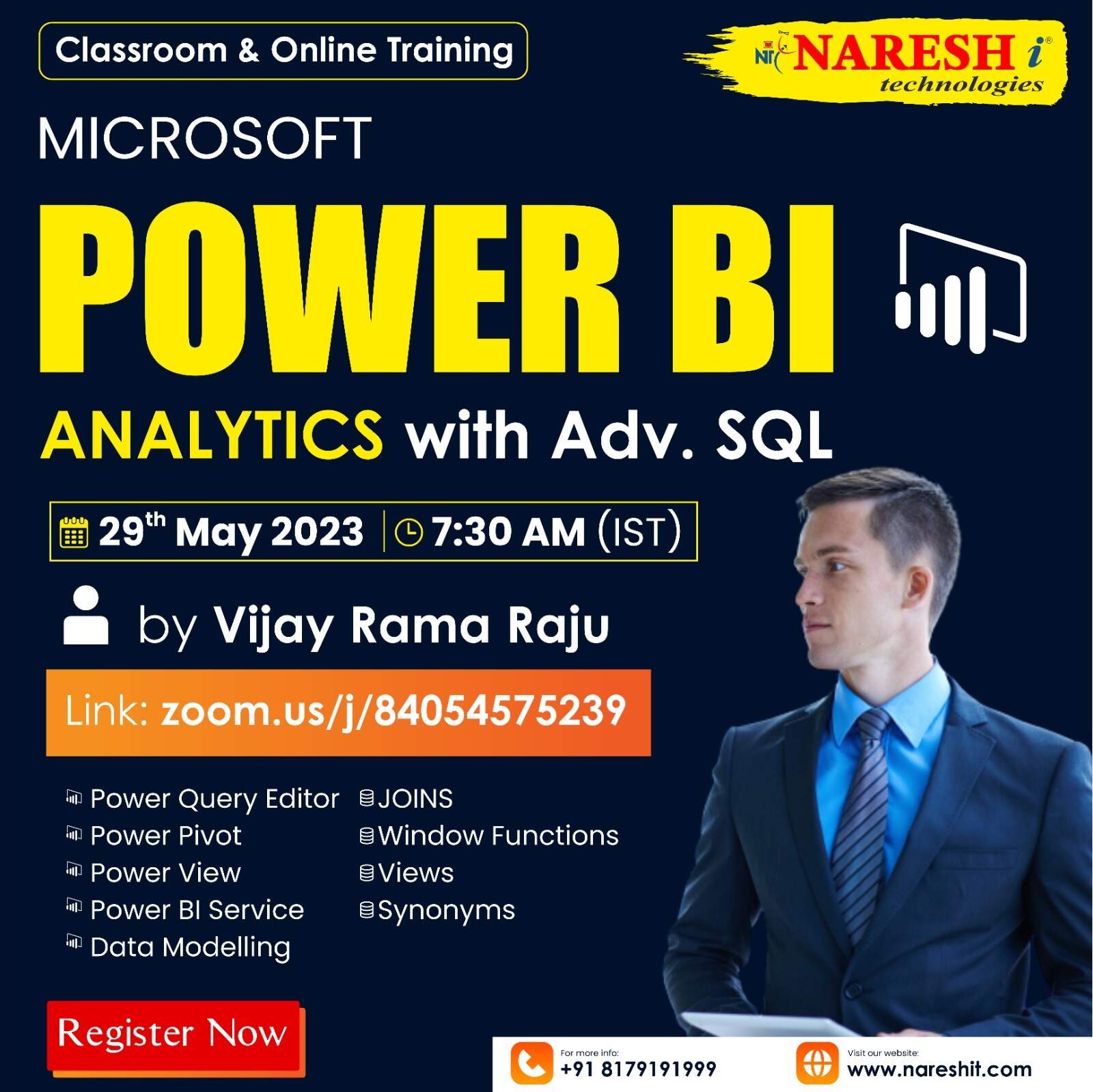 Free Demo On Power BI Analytics, Online Event