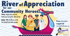FREE River of Appreciation dragon boat event for our Community Heroes