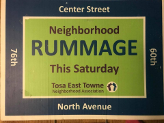Tosa East Town Neighborhood Association Rummage Sales