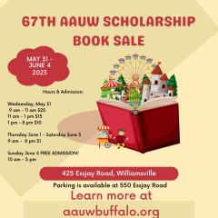 67th Annual AAUW Scholarship Book Sale