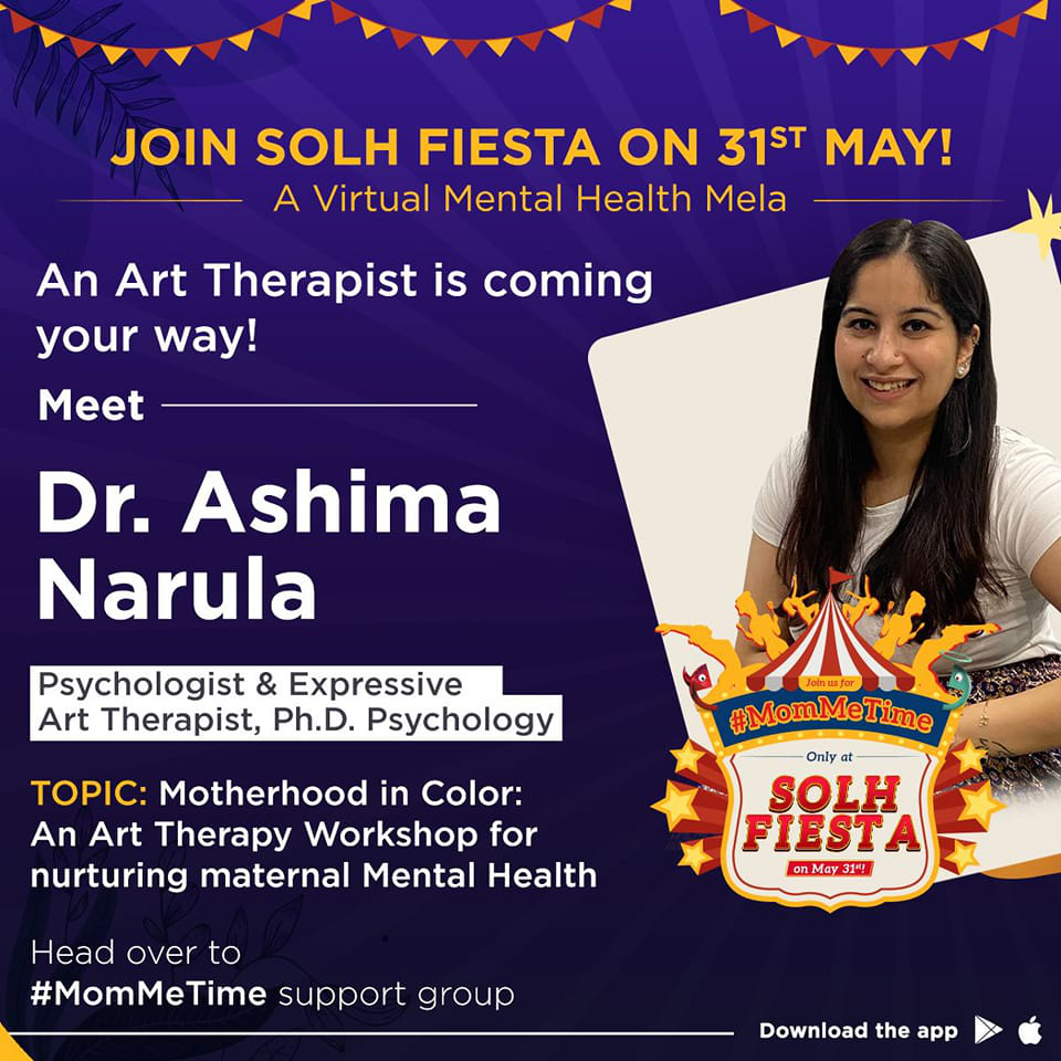 An Art Therapy Workshop by Dr. Ashima Narula | Solh Fiesta, Online Event