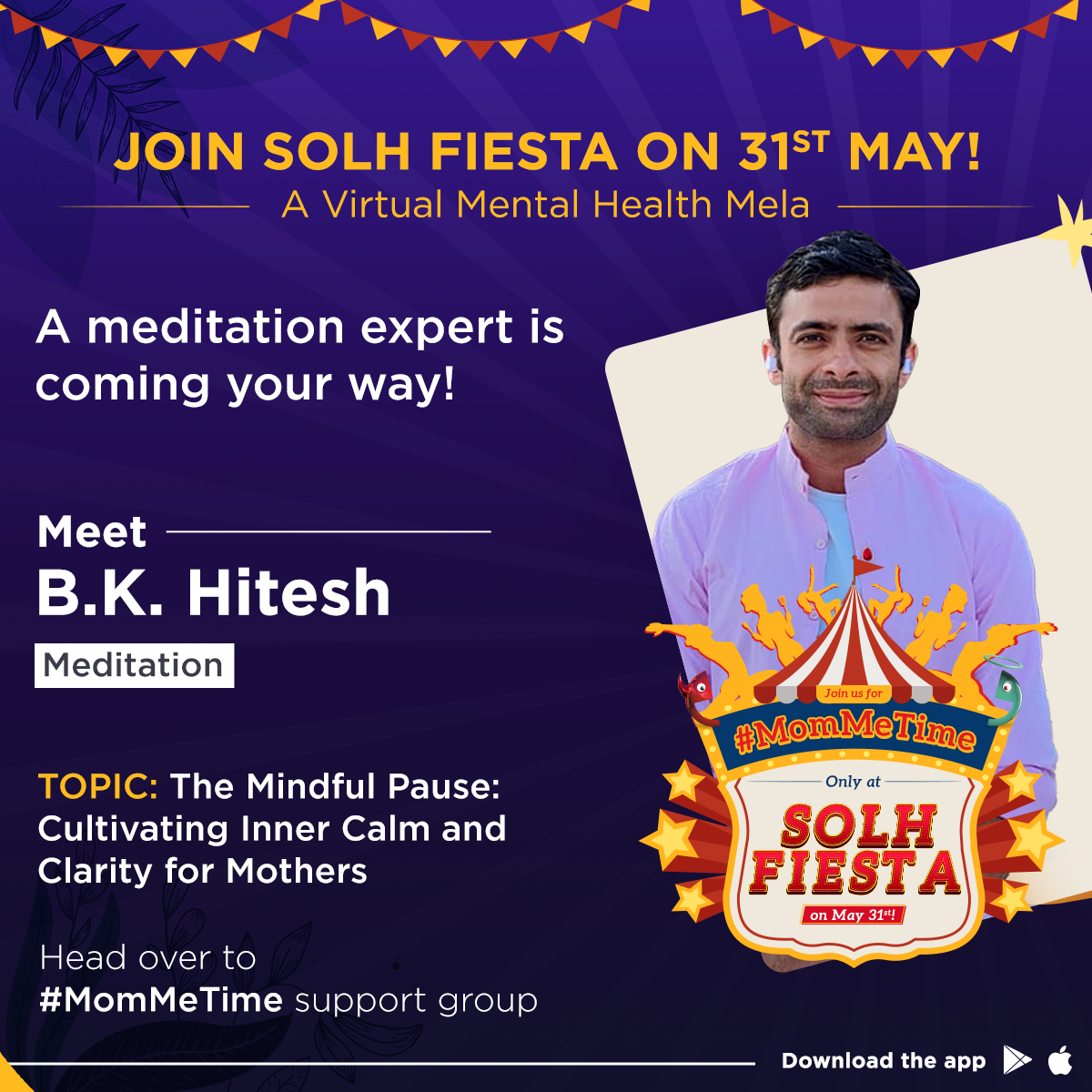 Engaging Meditation Session by B.K. Hitesh | Solh Fiesta, Online Event