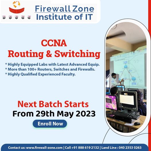 Cisco CCNA Routing and Switching Training Program at Firewall Zone Institute of IT., Online Event