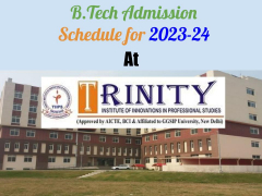B.Tech Admission Schedule for 2023-24