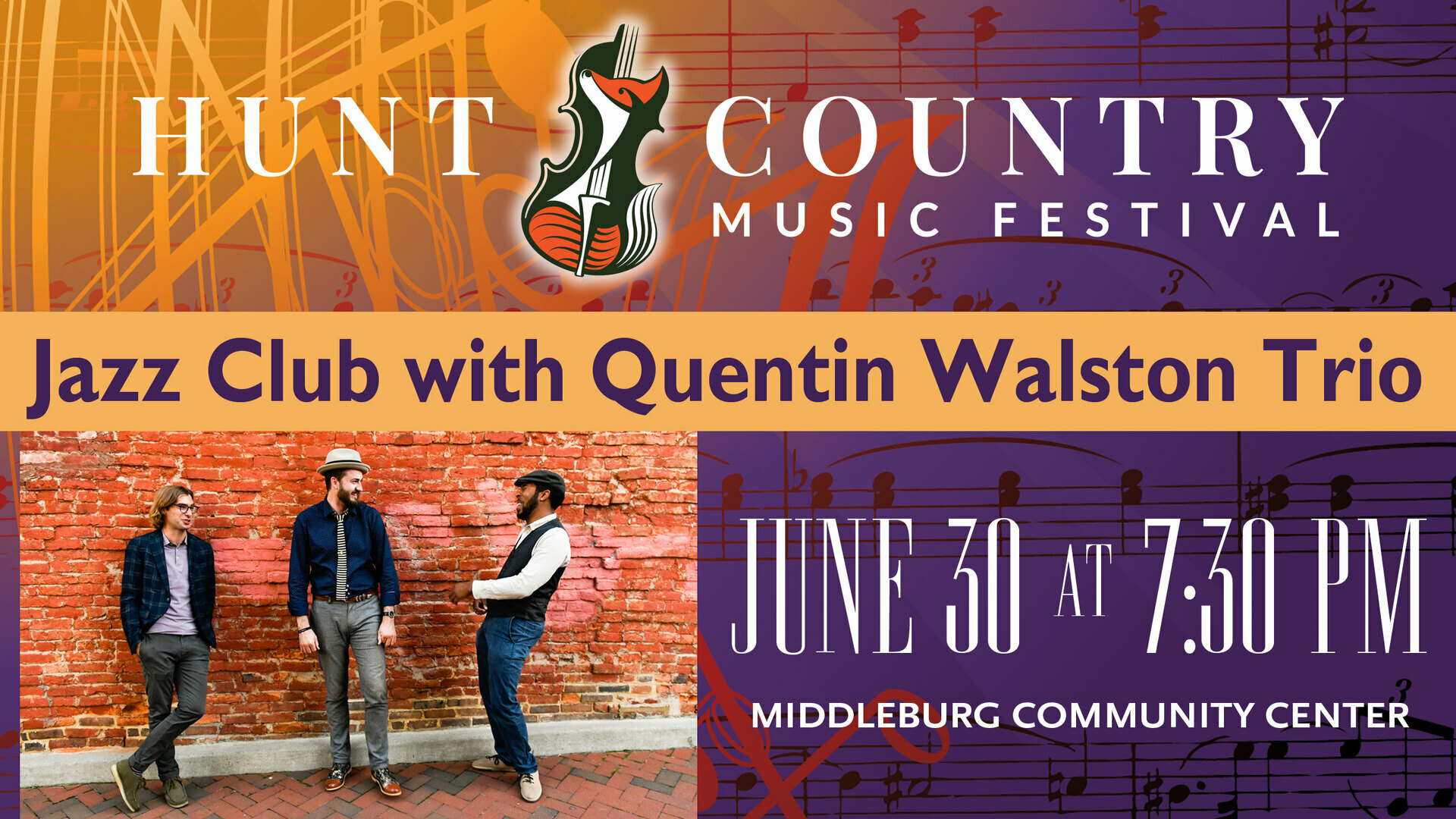 Jazz Club with Quentin Walston Trio, Middleburg, Virginia, United States