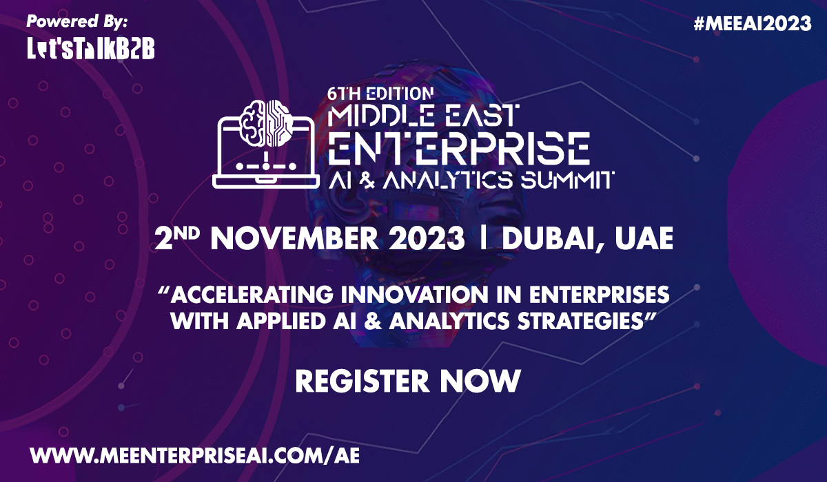 6th Middle East Enterprise AI & Analytics Summit, Dubai, United Arab Emirates