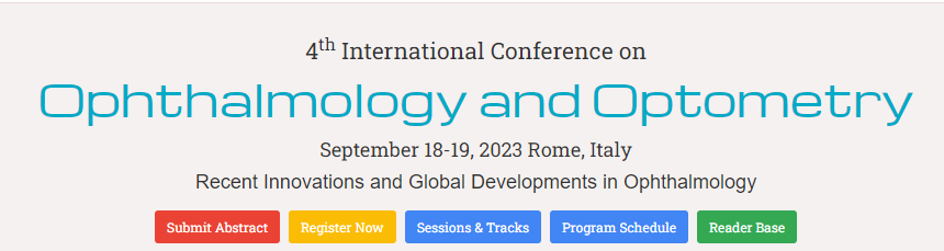 4th International Conference on  Ophthalmology and Optometry, Italy