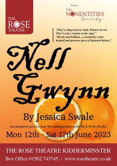 Nell Gwynn by Jessica Swale at The Rose Theatre, Kidderminster, Kidderminster, England, United Kingdom