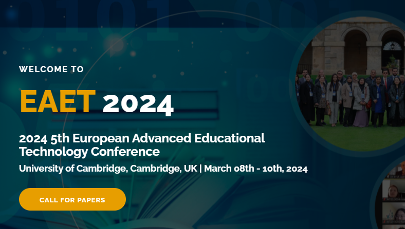 2024 5th European Advanced Educational Technology Conference (EAET 2024), Cambridge, United Kingdom