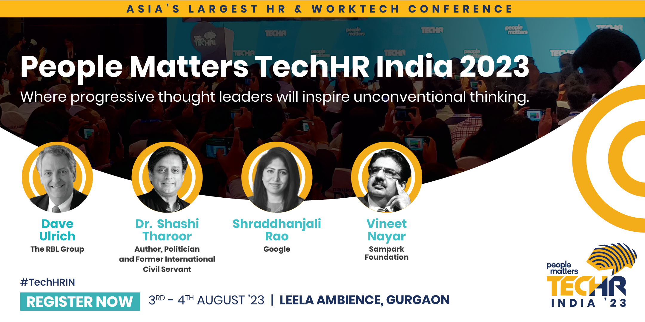 People Matters TechHR India 2023, Gurgaon, Haryana, India