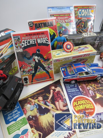 Collectibles Auction Featuring Comics, Toys, Books, and More!, Online Event