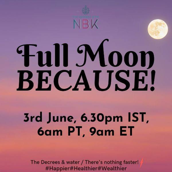 Full Moon Light Warrior Call with Nidhu B Kapoor!, Online Event