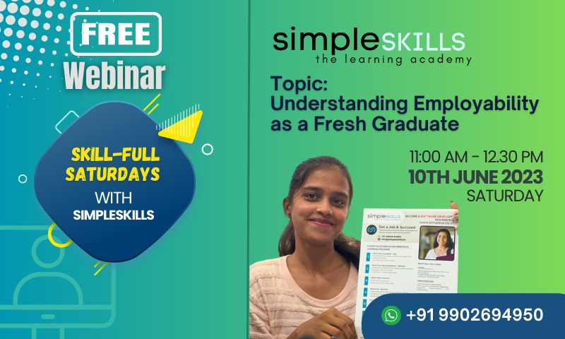 SimpleSkills - Understanding Employability as a Fresh Gradu, Online Event