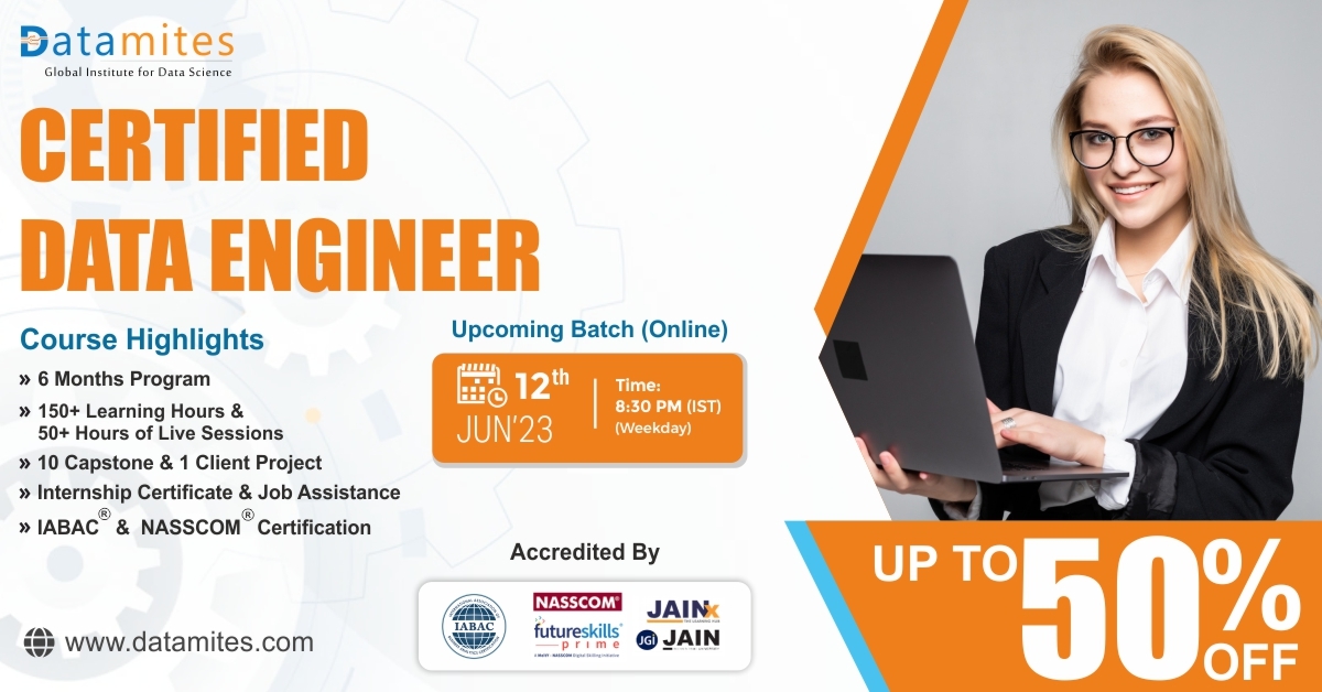 Certified Data Engineer Course In Indore, Online Event