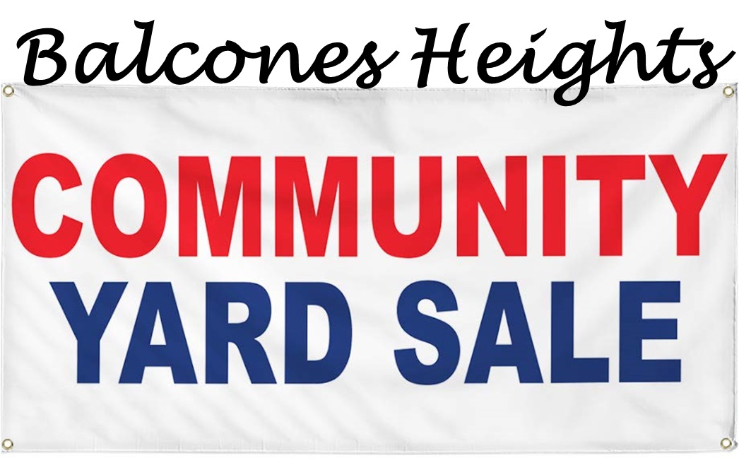 Balcones Heights Community Yard Sale, Balcones Heights, Texas, United States