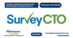 Training on Mobile Data Collection and Data Management Using SurveyCTO