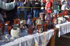 Pottery Kiln Opening at Bolick and Traditions Pottery
