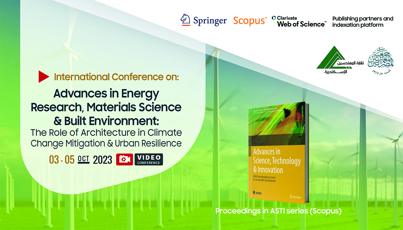 Advances in Energy Research, Materials Science & Built Environment (EMBE), Online Event