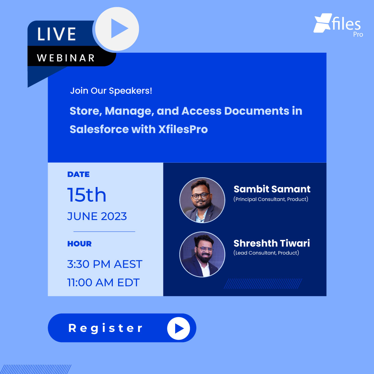 Store, Manage, and Access Documents in Salesforce with XfilesPro, Online Event