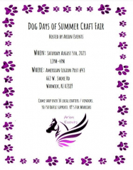 Dog Days Of Summer Craft Fair