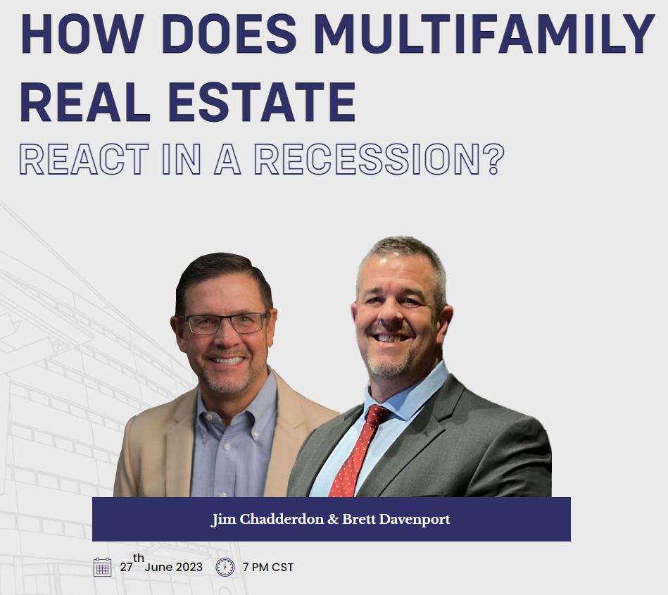How Does Multifamily Real Estate React in a Recession Webinar - Gibby's Capital Investments LLC, Online Event