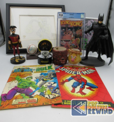 Collectibles Auction Featuring Rare Batman & Sports Memorabilia, Comics & More!