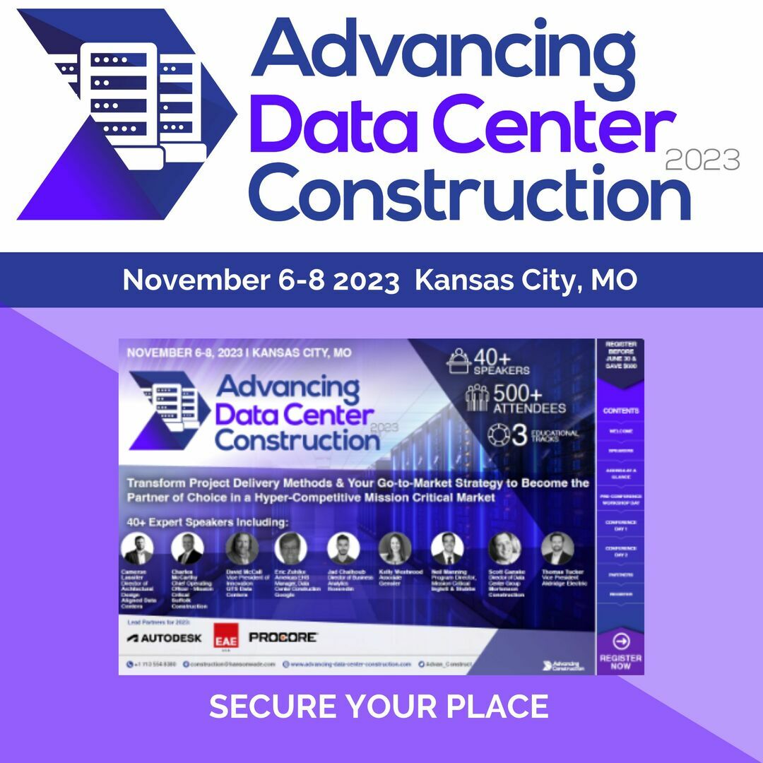 Advancing Data Center Construction 2023, Overland Park, Kansas, United States