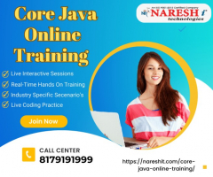 Best Core Java Online Training Institute IN India-NareshIT
