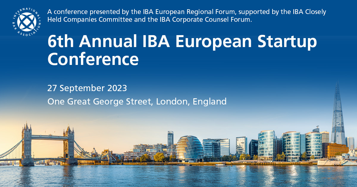 6th Annual IBA European Startup Conference, London, England, United Kingdom