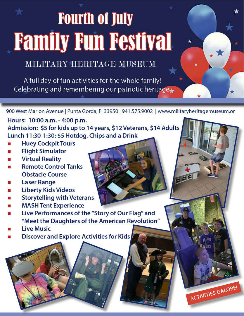 Fourth of July Family Fun Festival - Military Heritage Museum, Punta Gorda, Florida, United States