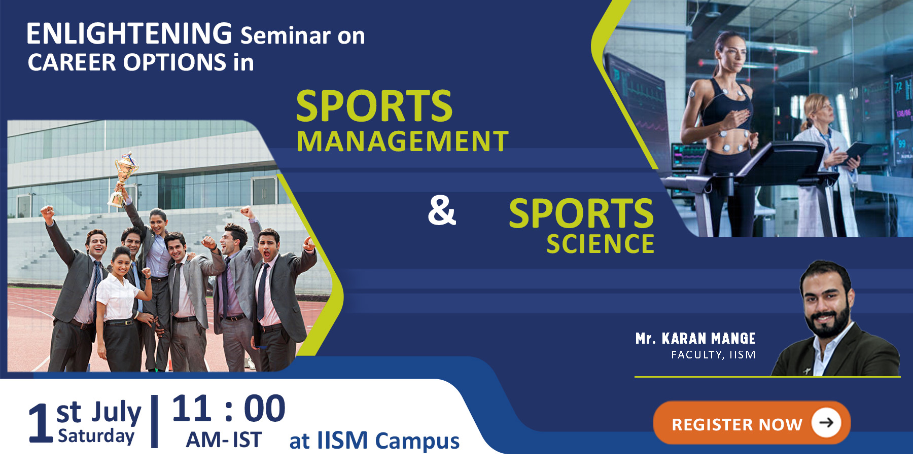 Seminar on Career Options in Sports Management & Sports Science on 1st July 2023-IISM Mumbai, Mumbai, Maharashtra, India