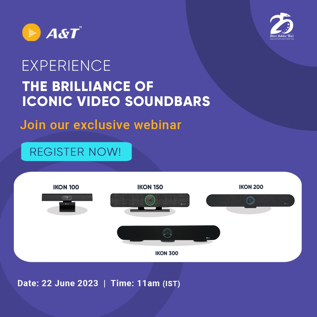 Exclusive Webinar on Iconic Video Soundbar, Online Event