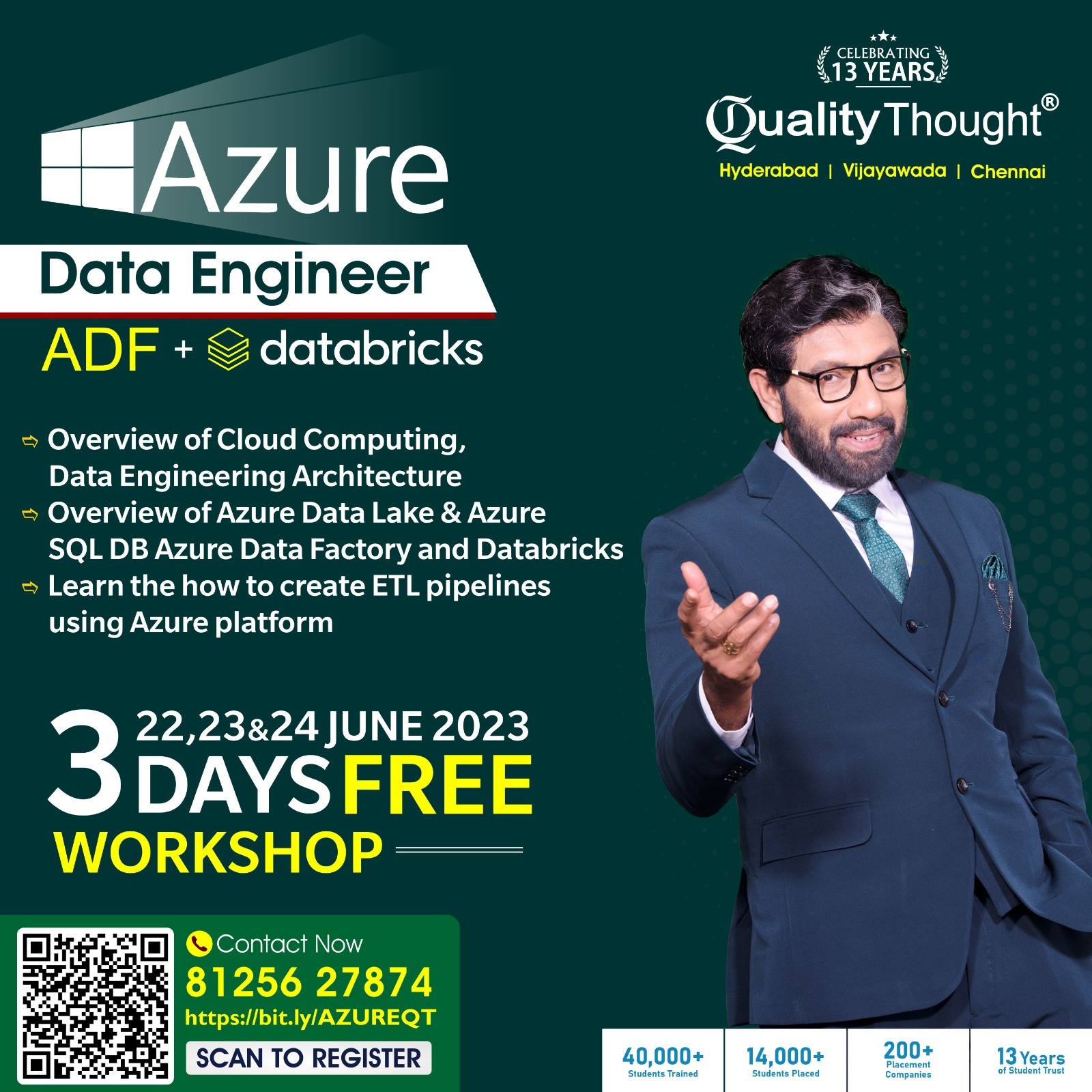 Azure Data Engineer Free Workshop, Hyderabad, Telangana, India