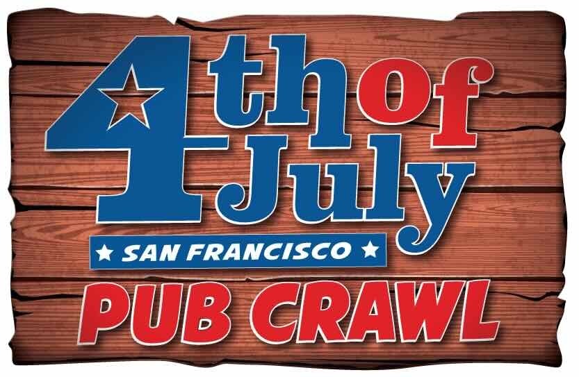 San Francisco Fourth of July Bar Crawl, San Francisco, California, United States