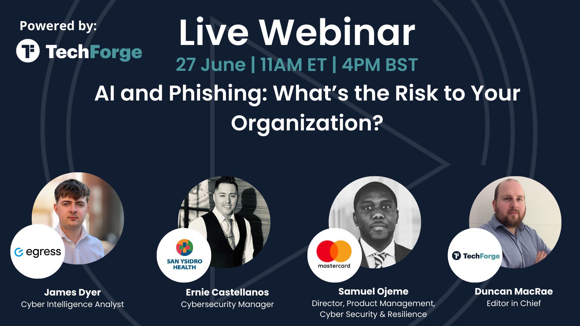 AI and Phishing: What's the Risk to Your Organization?, Online Event