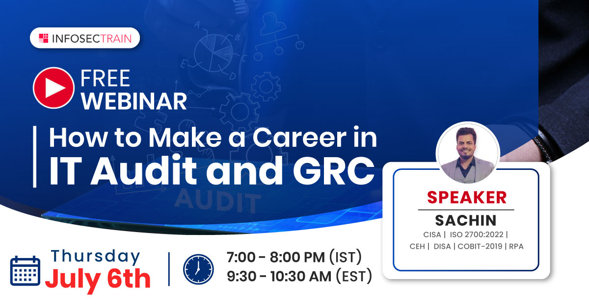 How to Make a Career in IT Audit and GRC, Online Event