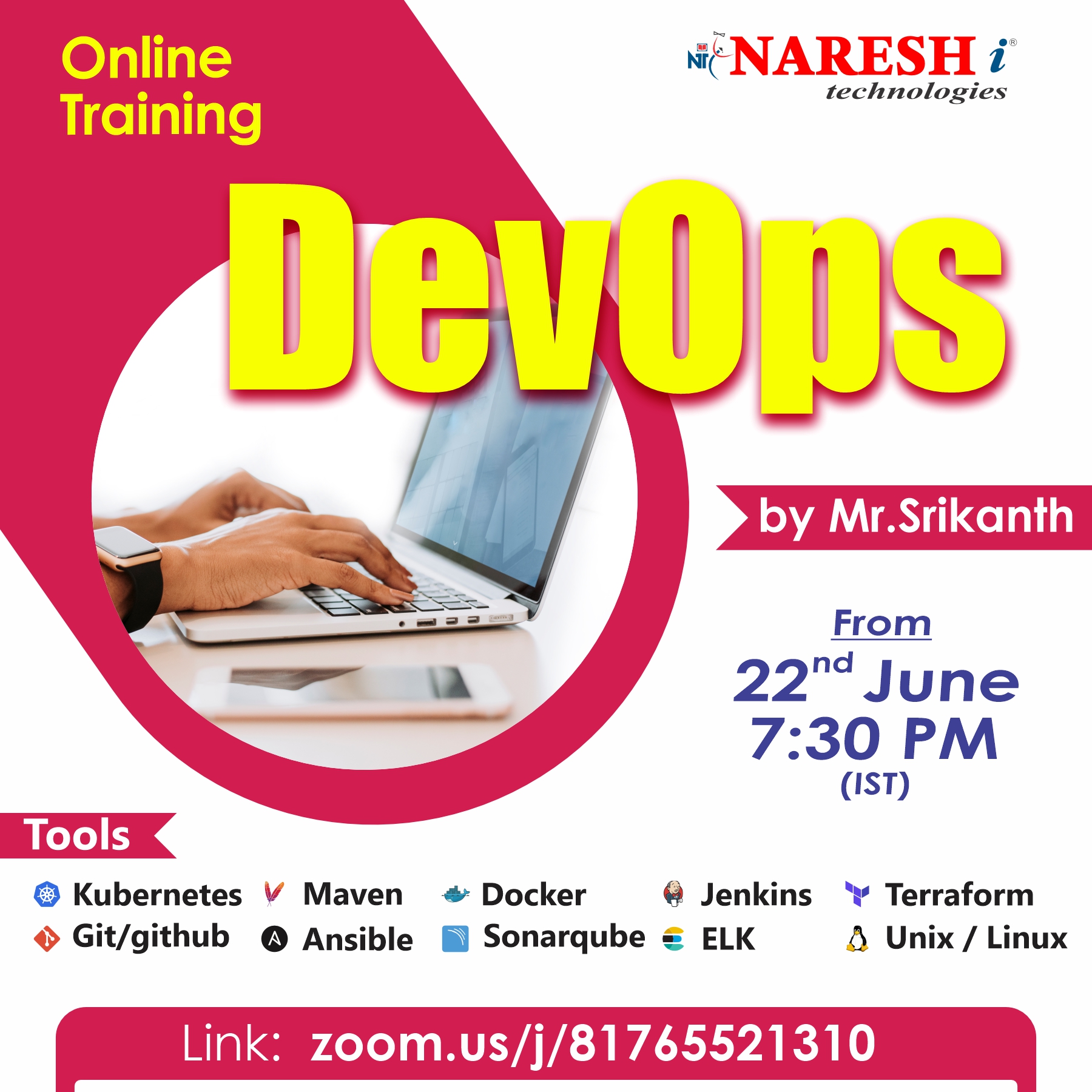 Free Demo On DevOps by Mr.Srikanth in NareshIT - 8179191999, Online Event
