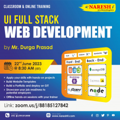Free Online Demo On UI Full Stack Web Development - NareshIT