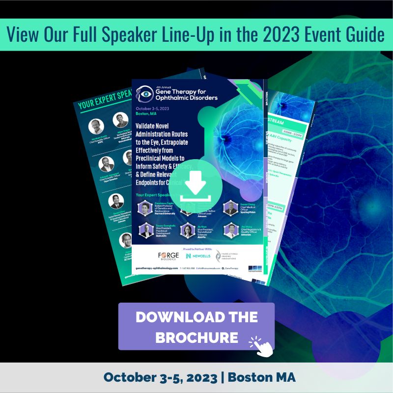 4th Annual Gene Therapy for Ophthalmic Disorders Summit, Waltham, Massachusetts, United States