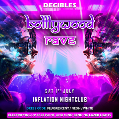 BOLLYWOOD RAVE at Inflation Nightclub, Melbourne