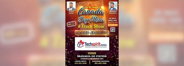 Canada Day Mela And Truck Show 2023 | Sponsored by Techspirit Solutions, 1713 Steeles Avenue East Brampton, Ontario, Canada