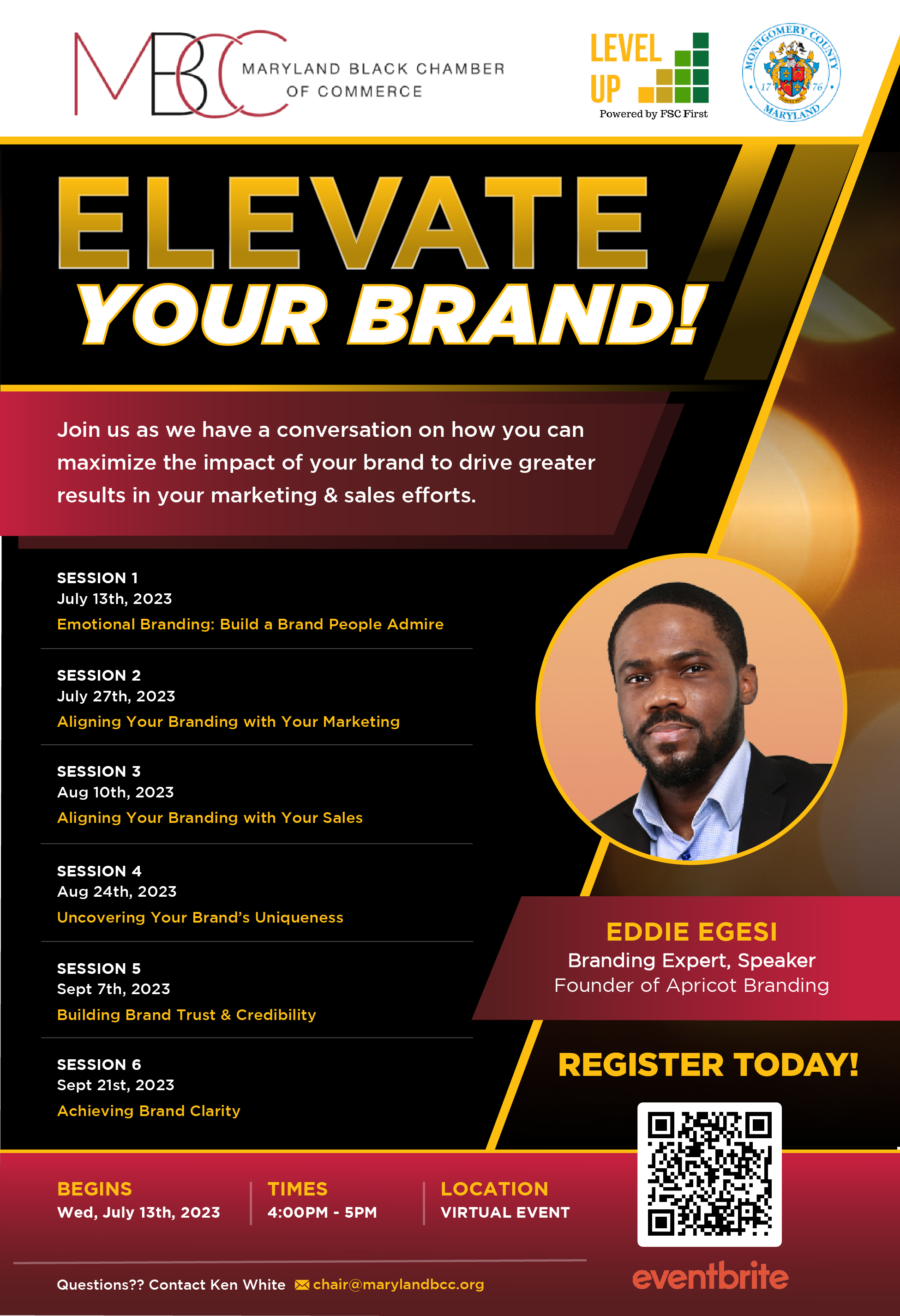 ELEVATE YOUR BRAND!, Online Event