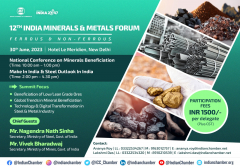 12th India Minerals & Metals Forum